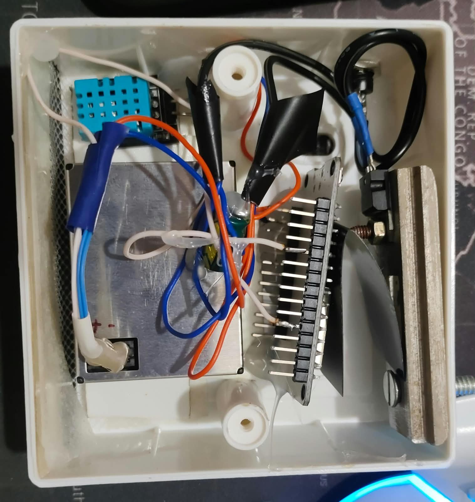 Sensor Box Top View (Inside)